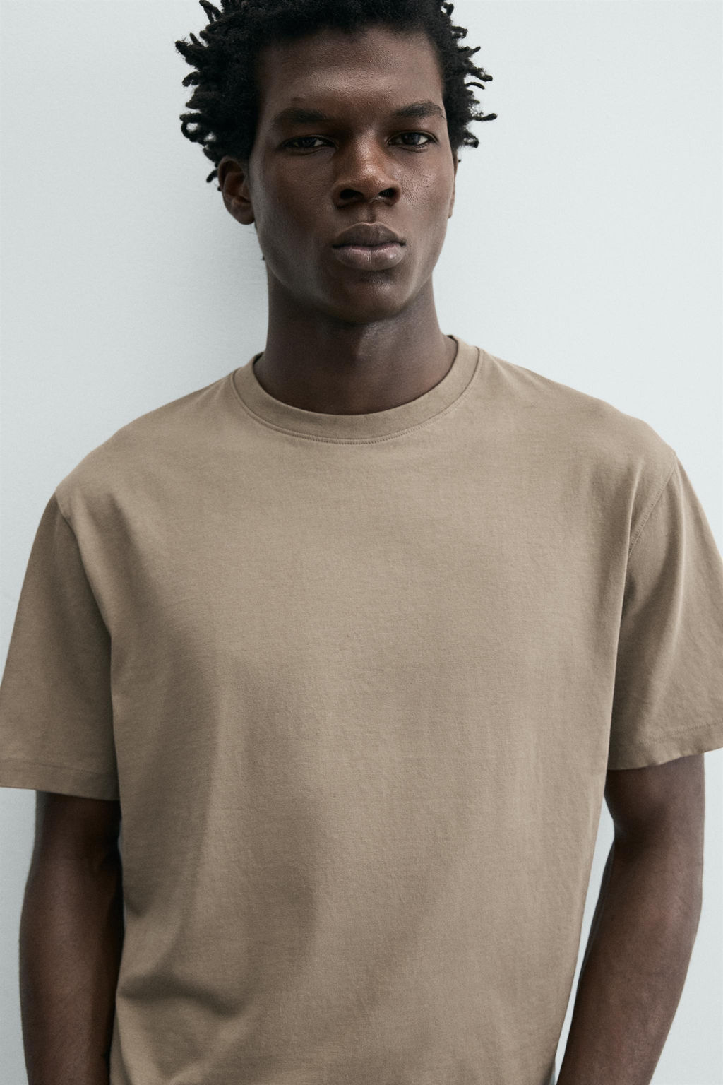 CAMISETA MEDIUM WEIGHT REGULAR FIT ORIGINS / Gris topo - Zara фото 13