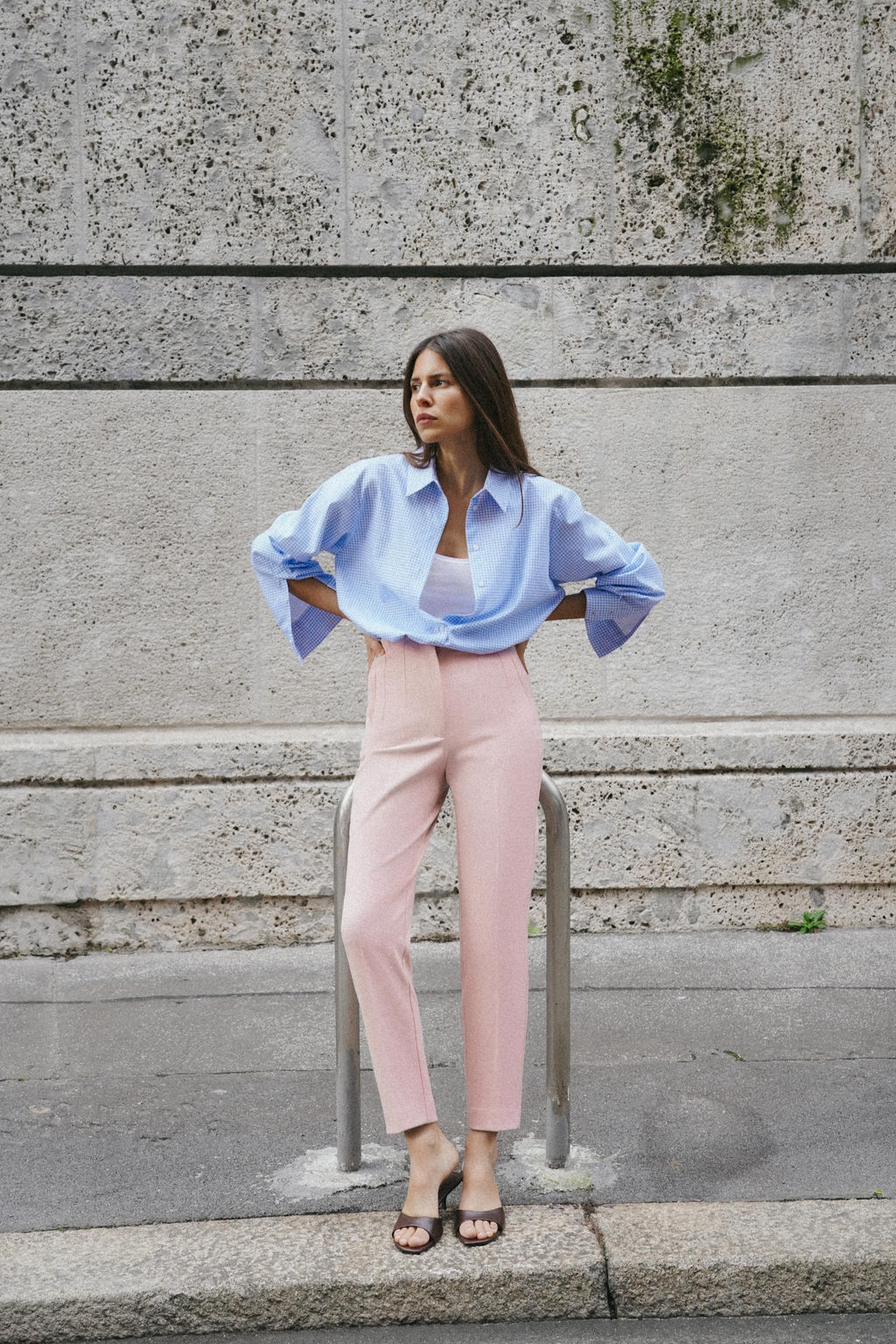 HIGH-WAIST TROUSERS - Zara фото 4
