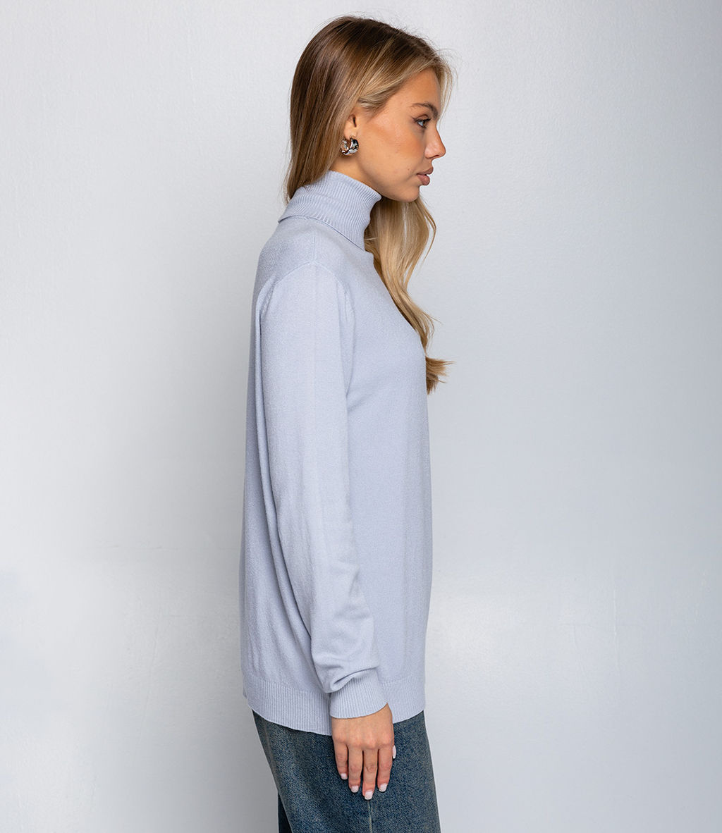 Водолазка #ОКТ06, светло-серый - Dommod фото 2