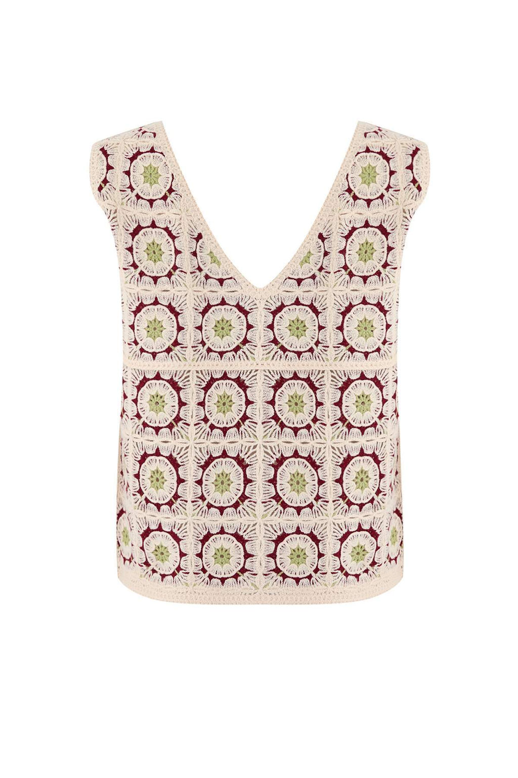Etnik Modelli Premium Ajurlu Triko V Yaka Plaj Bluz TBESS26BZ00006 - Trendyolmilla фото 6