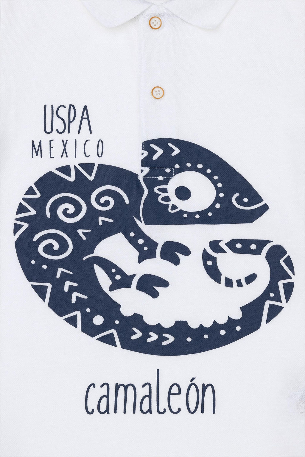 Белая футболка с воротником-поло для мальчика - U.s. polo assn фото 8