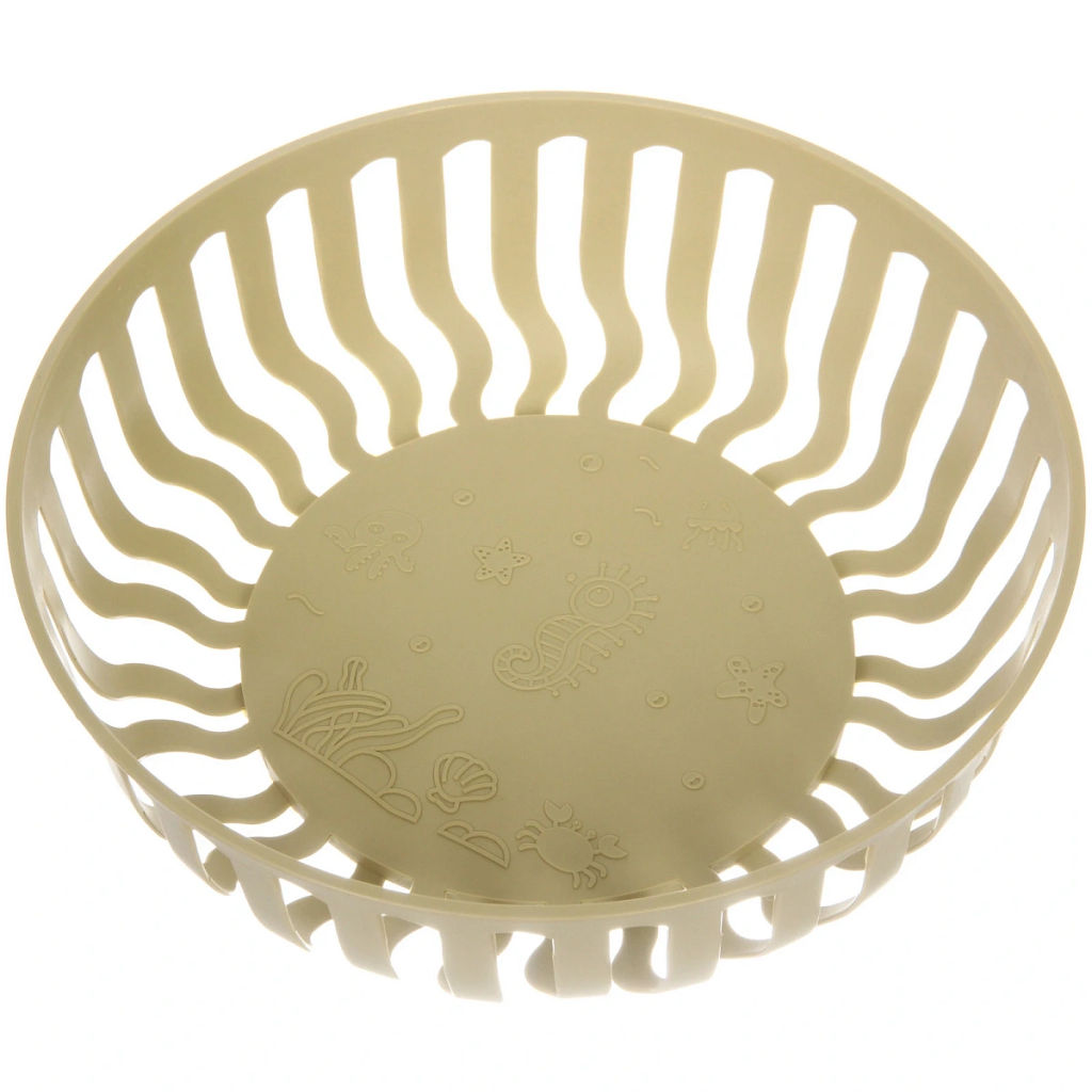 Цена за 3 шт. Сухарница пластиковая "SEGRETO" 26*8см оливковая