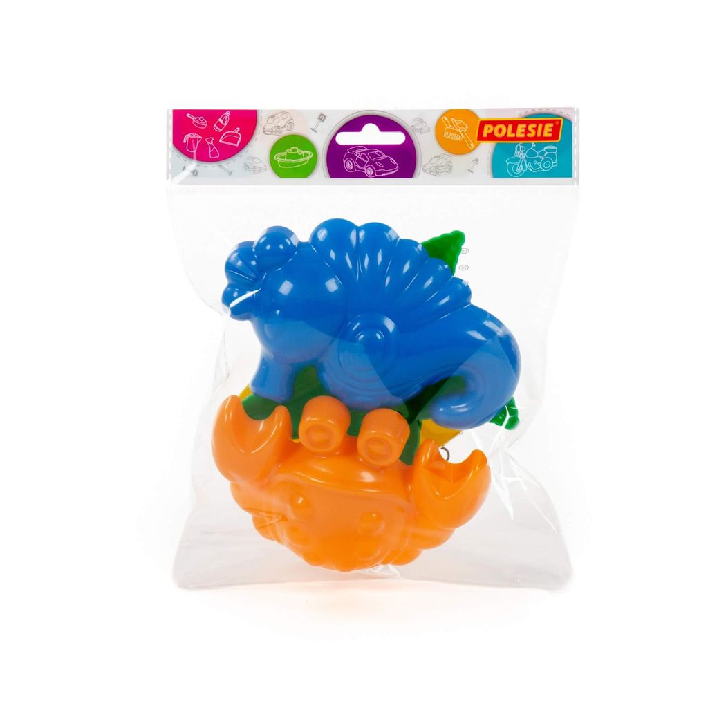 Формочки (краб №2 + морской конёк + морская звезда №2 + ракушка №2) - Полесье фото 3