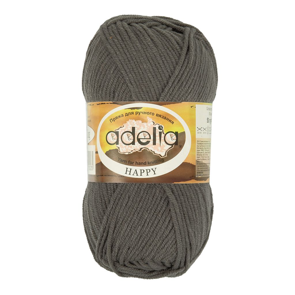Пряжа ADELIA HAPPY 100% акрил 10 шт. х 50 г 128 м 7 м