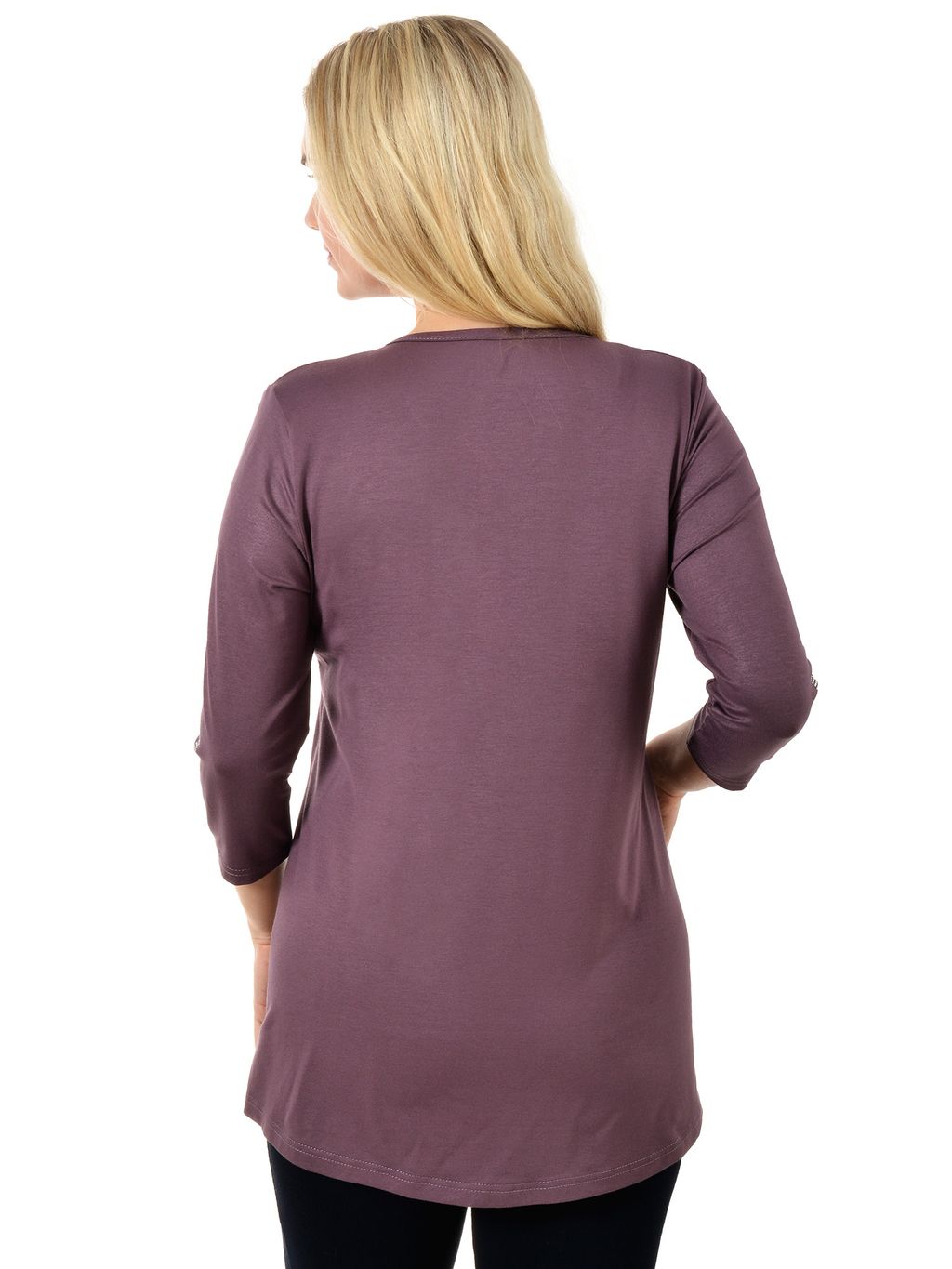 Туника женская вискоза "ХАМЕЛЕОН" ПУРПУР