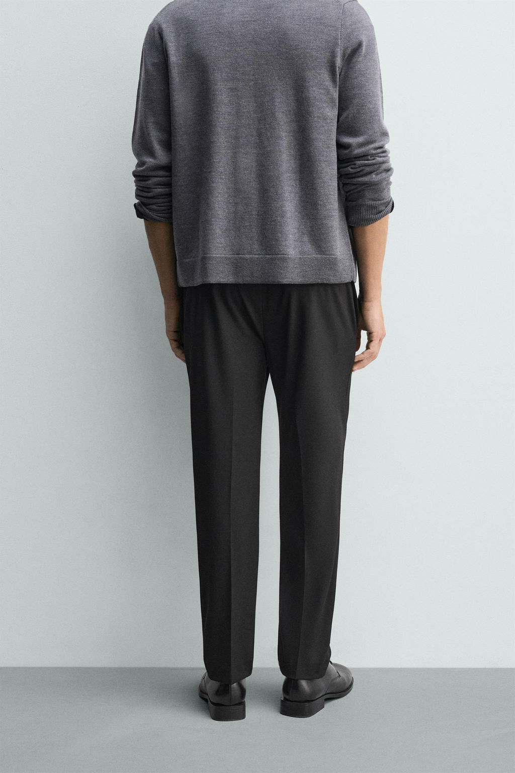 COMFORT FIT JOGGER WAIST TROUSERS - Zara фото 53