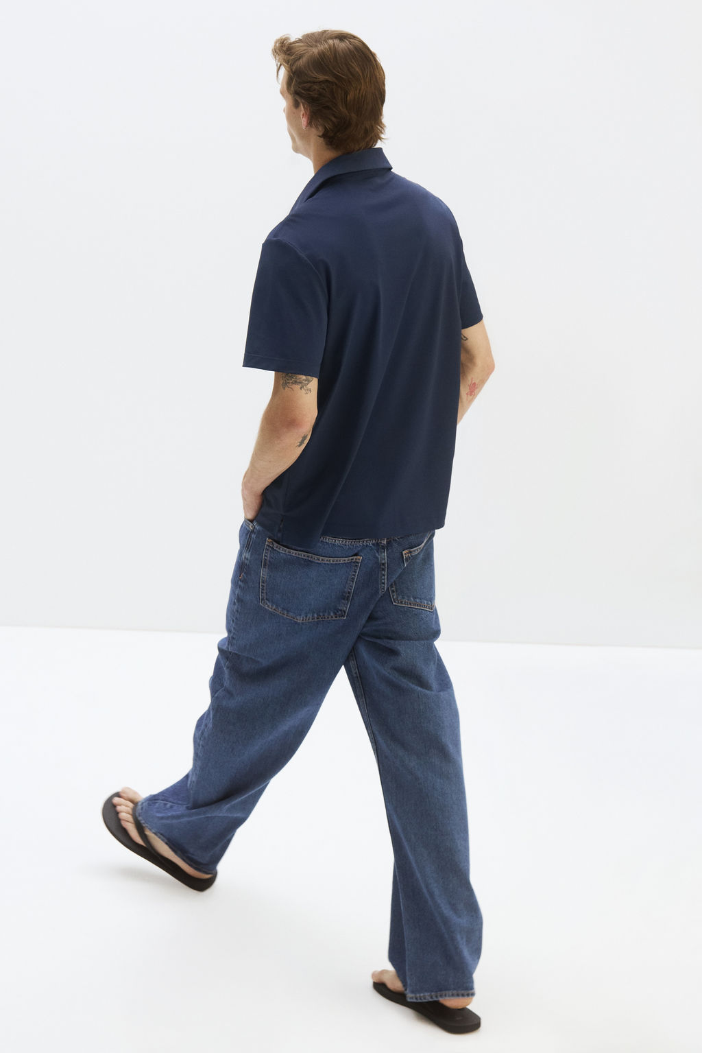 Cooling Regular Fit Polo shirt - H&m фото 4