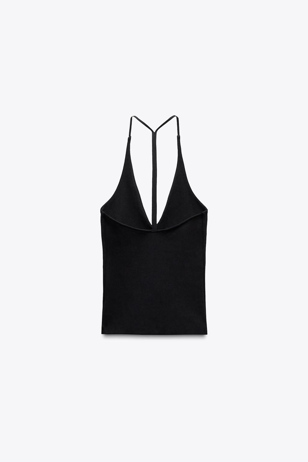 HALTER TOP WITH STRAP DETAIL - Zara фото 13