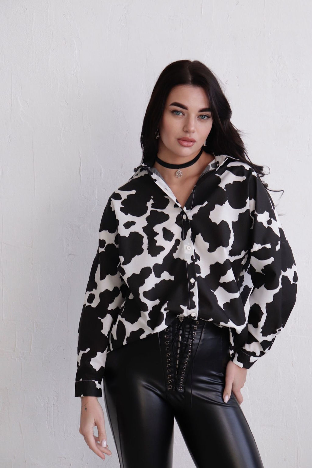 Рубашка удлинённая свободного силуэта - Martichelli фото 10