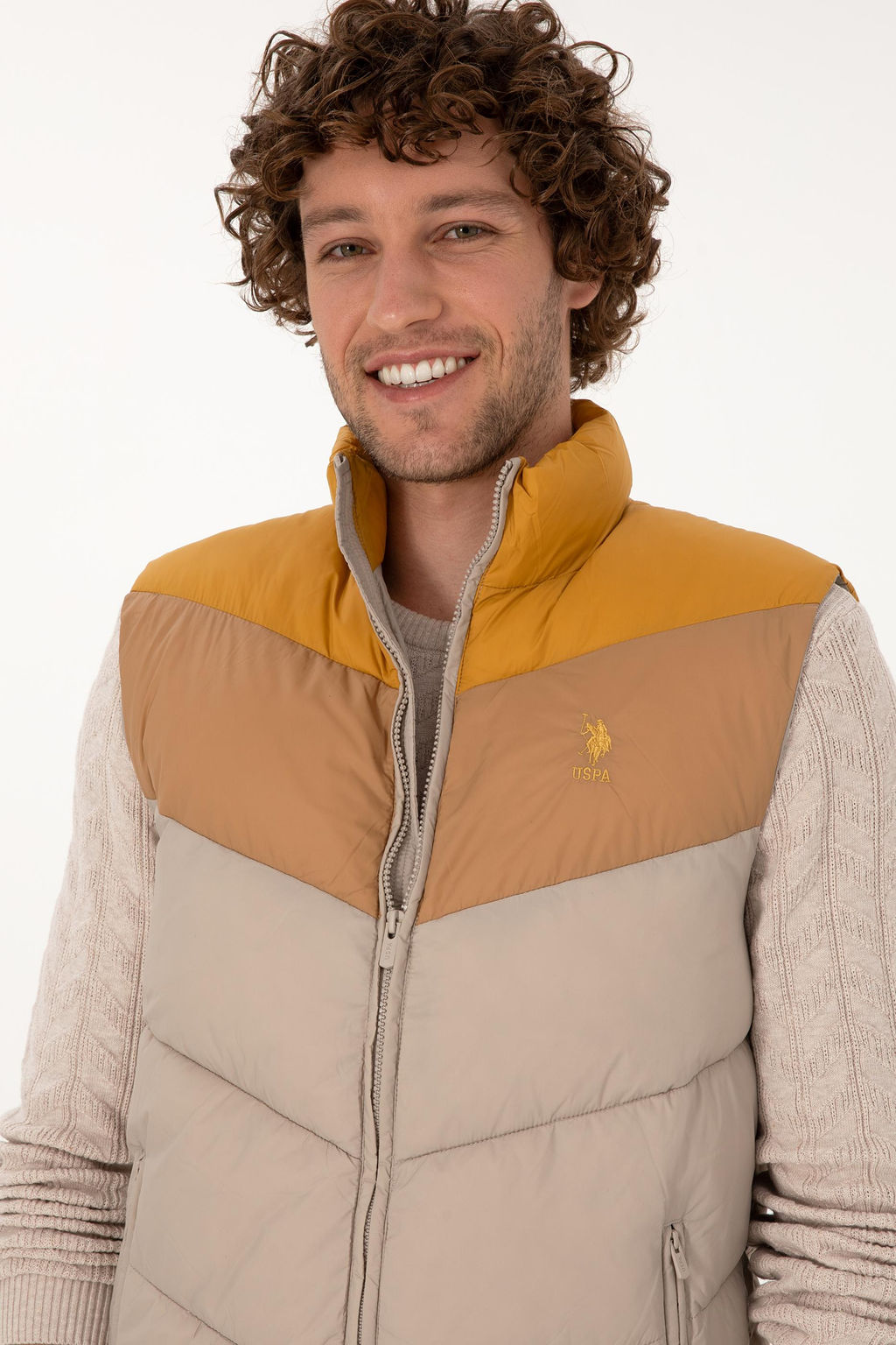 Erkek Camel Yelek Sepette S_rpriz _ndirim - U.s. polo assn фото 2
