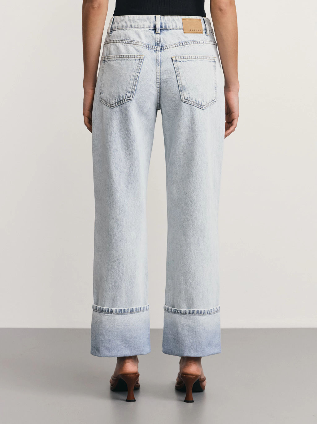 Джинсы straight с подворотами / Zarina  фото 9