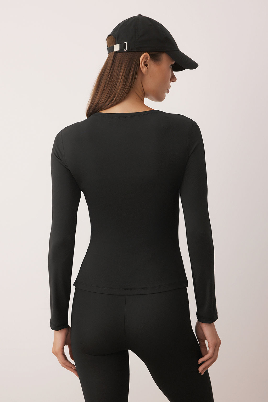 Siyah Dikis Detayl? Dalg?c/Scuba Kumas Spor Ust/Bluz THMAW26BZ00004 - Trendyolmilla фото 4