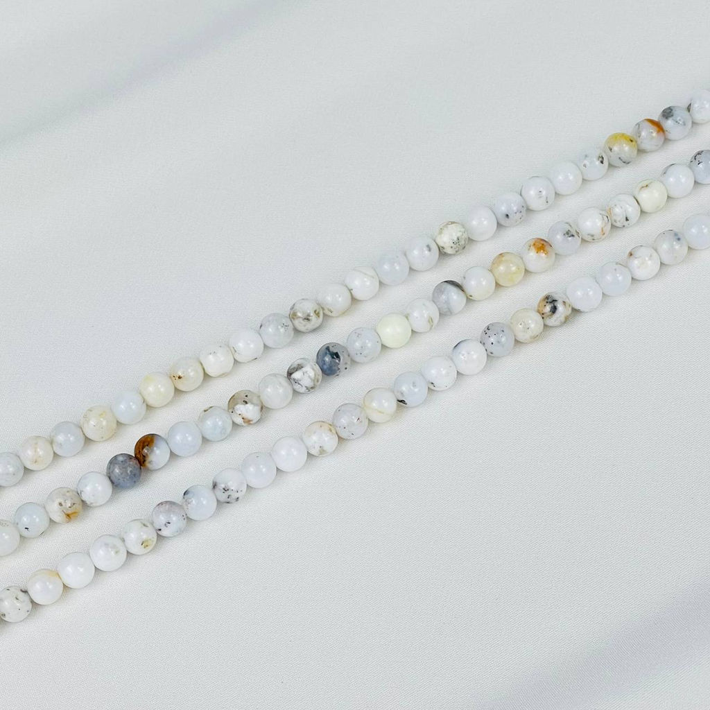 Бусины для украшений из Кахолонга (65 бусин) 39 см