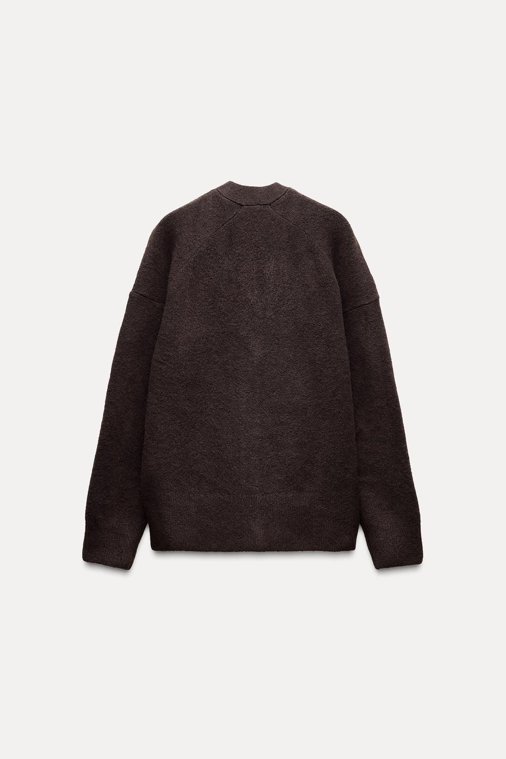 SOFT PLAIN KNIT CARDIGAN - Zara фото 7