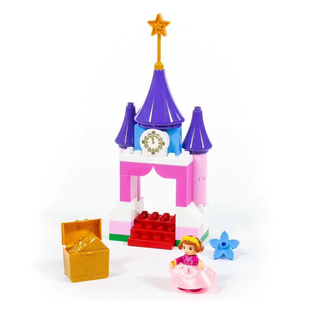 Конструктор Макси - Весёлая принцесса (70 элементов) (в коробке) - Полесье фото 5