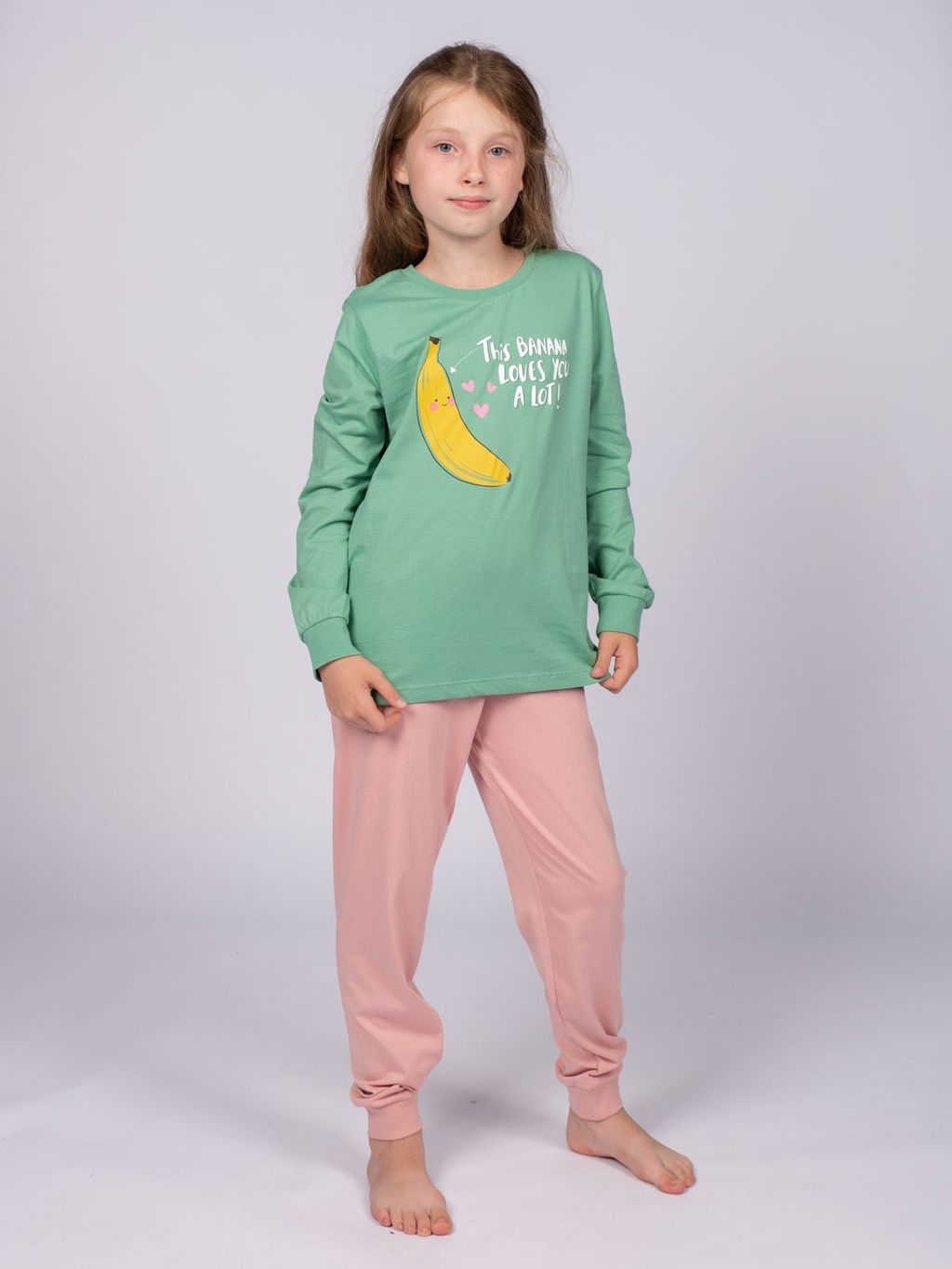 Пижама для девочки (джемпер+брюки) 91270 Lets go - Let's go фото 8