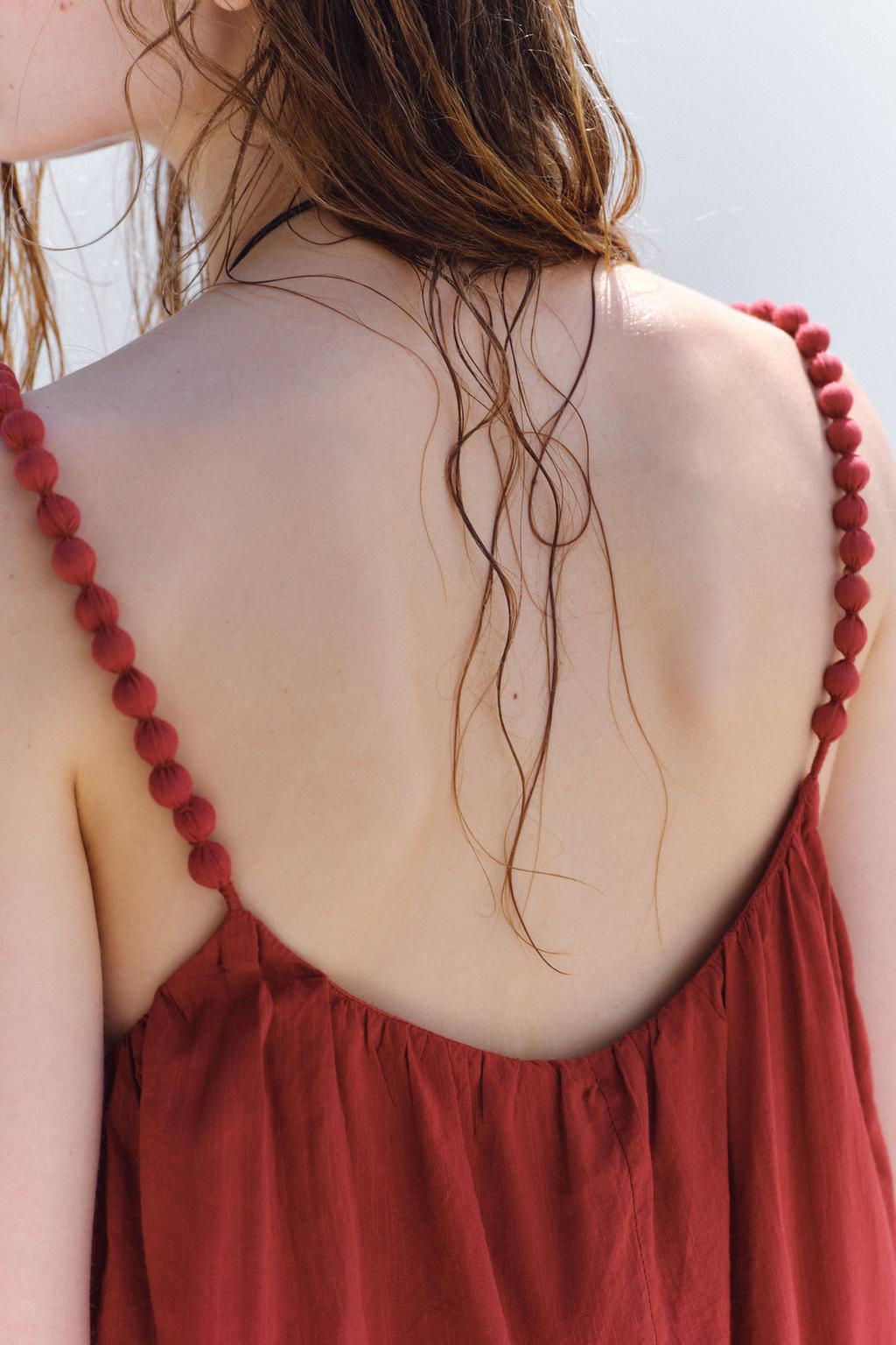 OVERSIZED STRAPPY DRESS - Zara фото 5