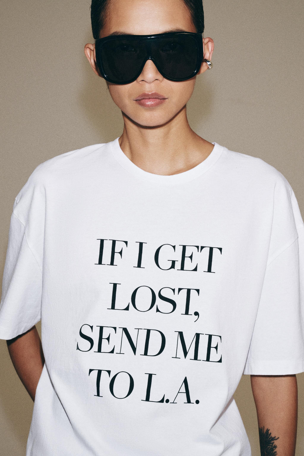 RIPPED T-SHIRT KATE MOSS X ZARA  фото 7