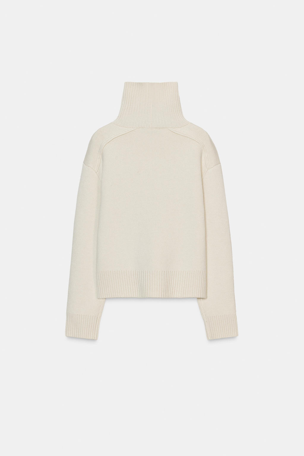 WOOL HIGH NECK JUMPER - Zara фото 9