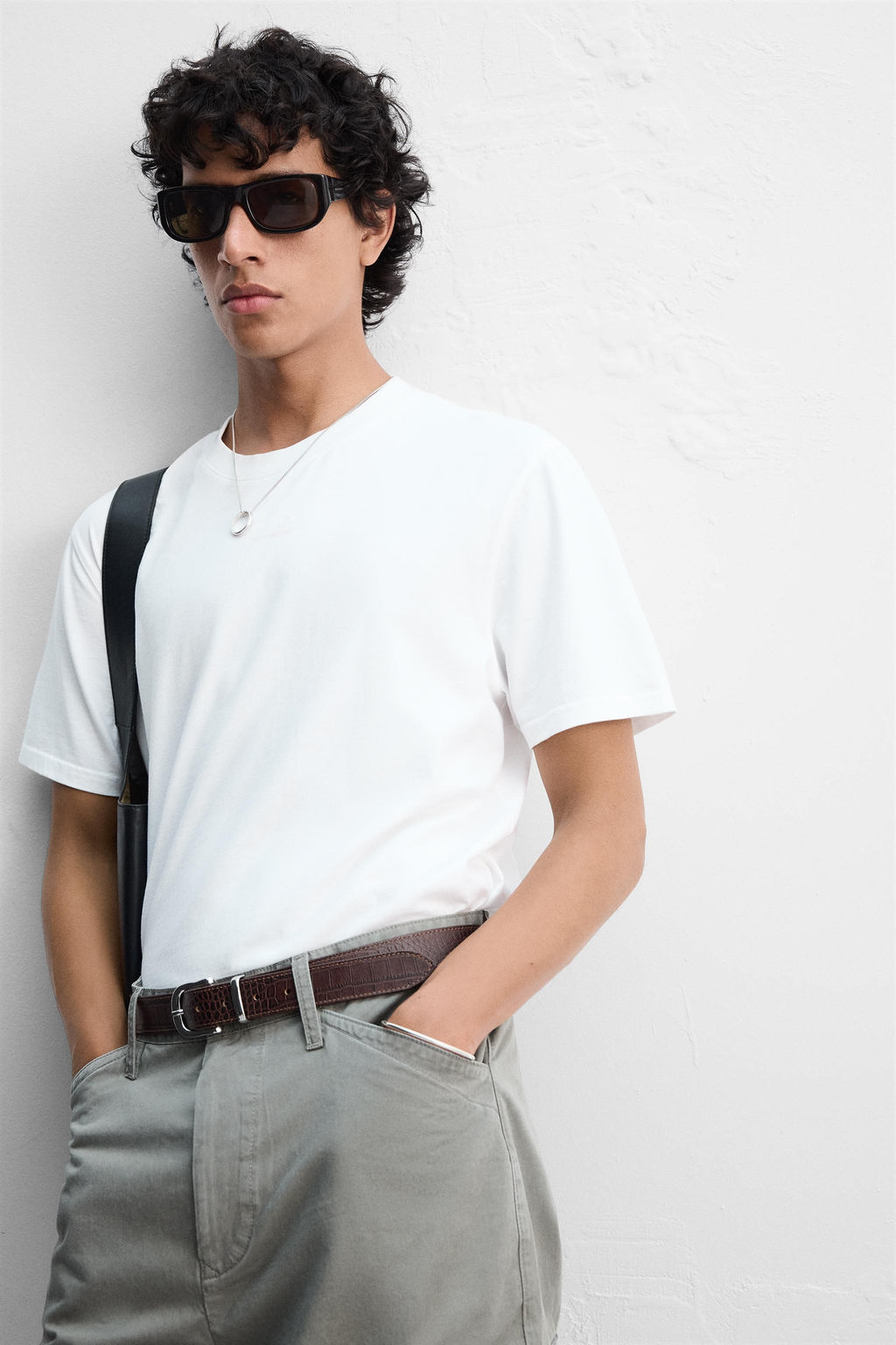 REGULAR FIT MEDIUM WEIGHT T-SHIRT - Zara фото 5
