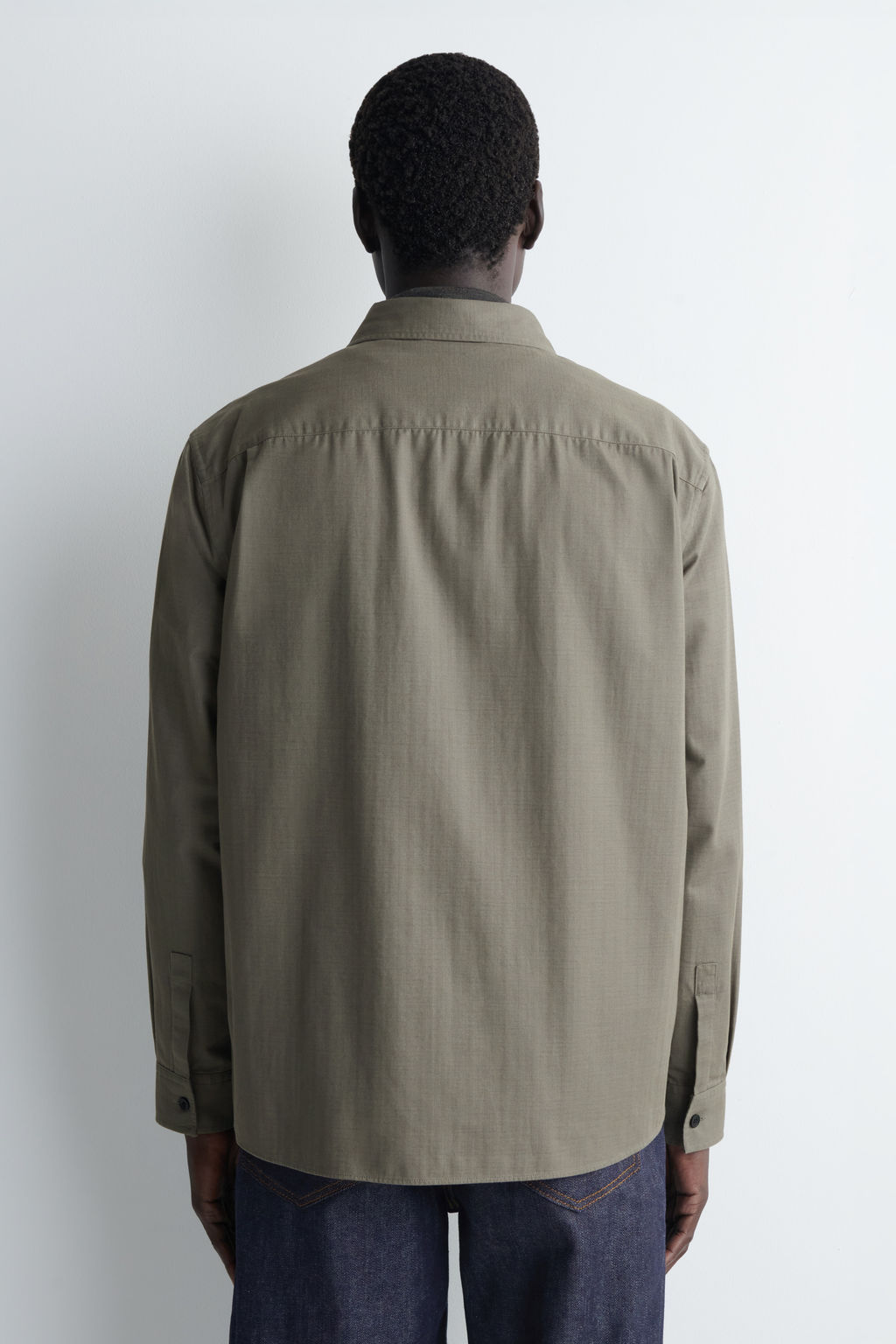 CAMISA DE ALGOD?N CON DETALLE DE BOLSILLO - H&m фото 6