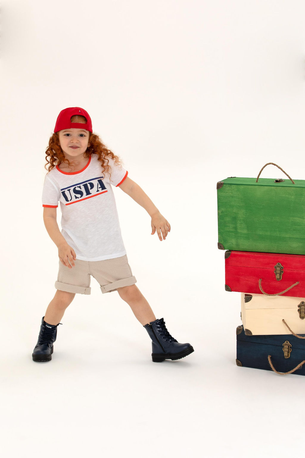 U. S. Polo Assn Тканые шорты для девочек с камнями - U.s. polo assn фото 2