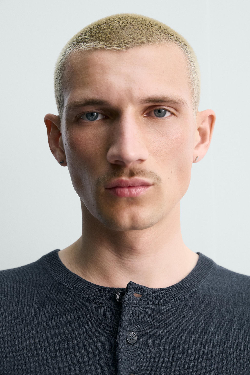 JERSEY CUELLO PANADERO LINO - LANA / ?ndigo oscuro - Zara фото 5