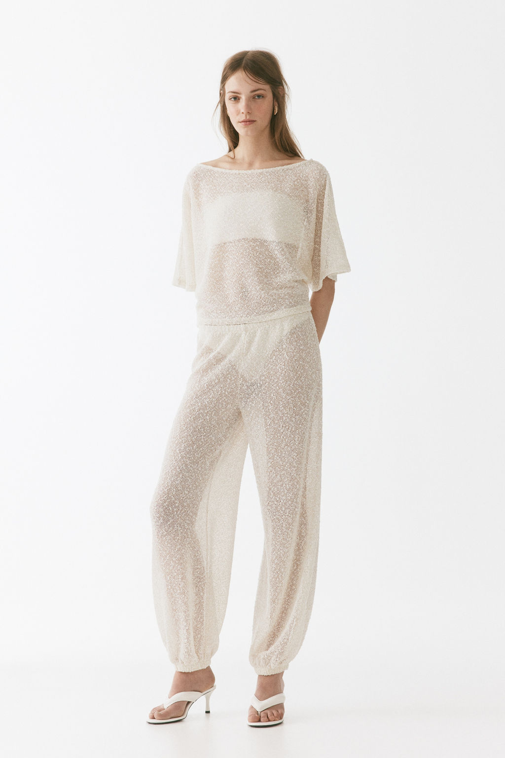 Top en punto con brillo - H&m фото 4