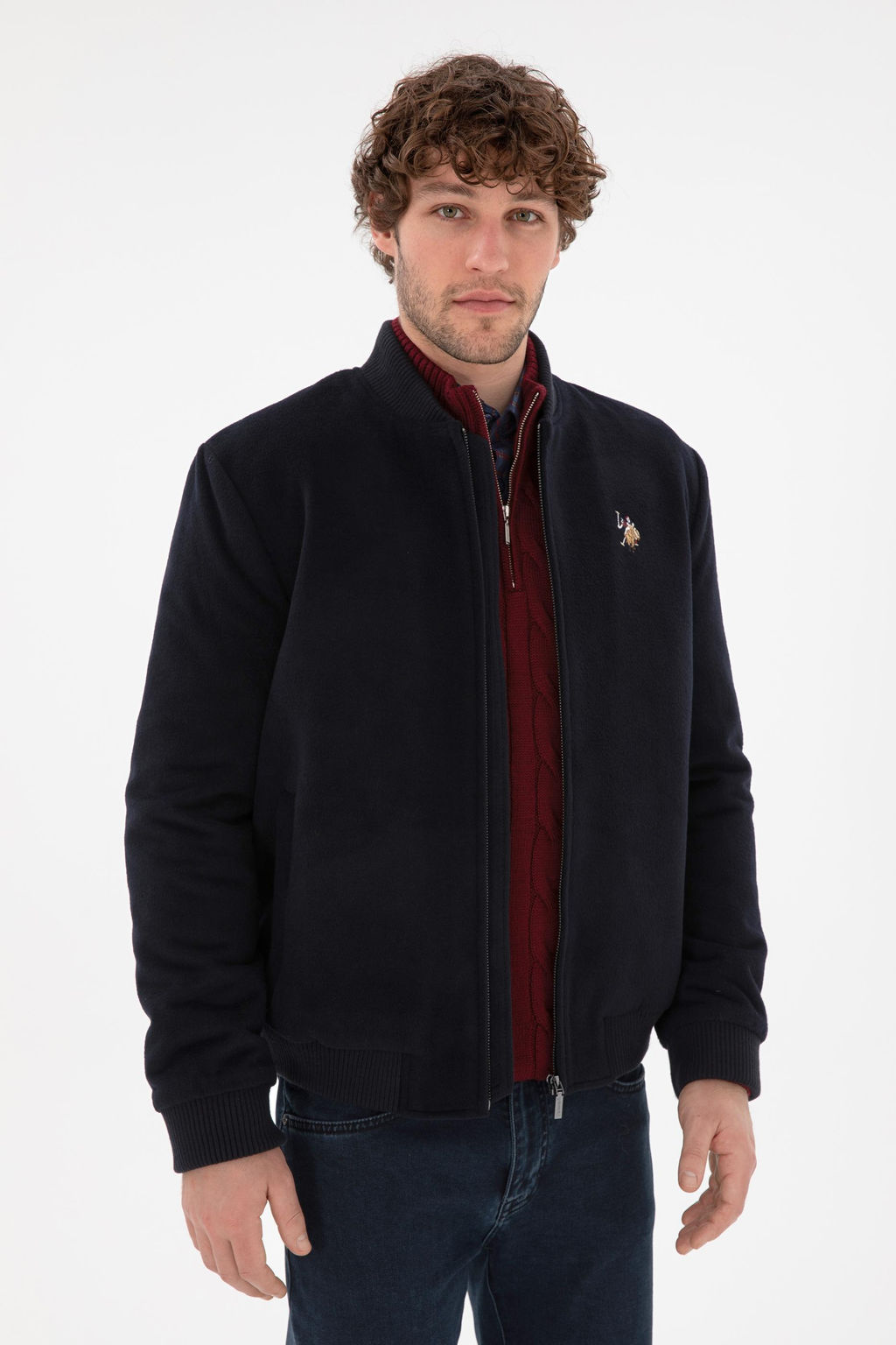 Мужской темно -синий блюдо Неожиданная скидка в корзине - U.s. polo assn фото 3