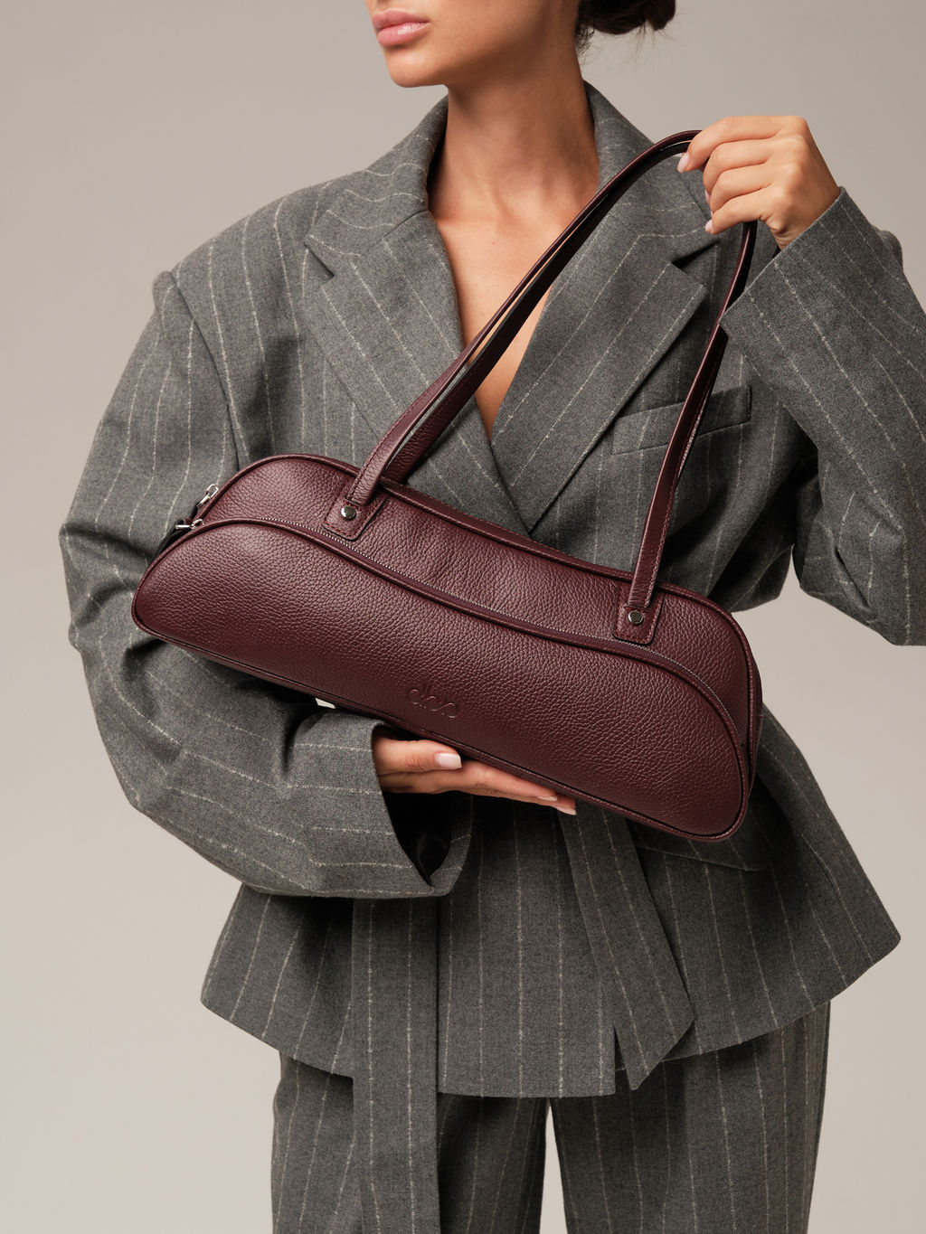 Кожаная сумка Roxy DBR 31186 зимняя вишня