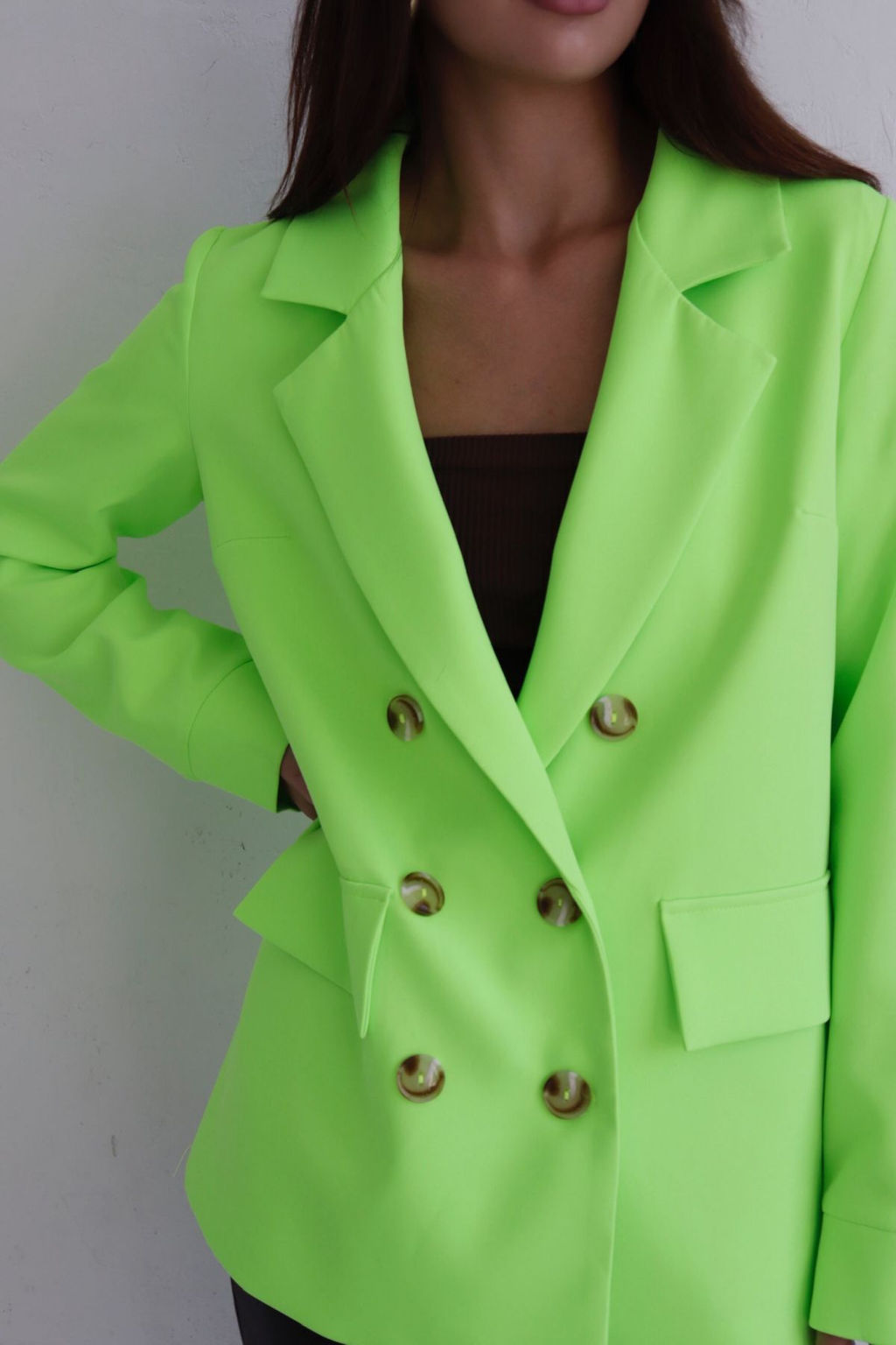 Двубортный жакет с английским воротником - Martichelli фото 135