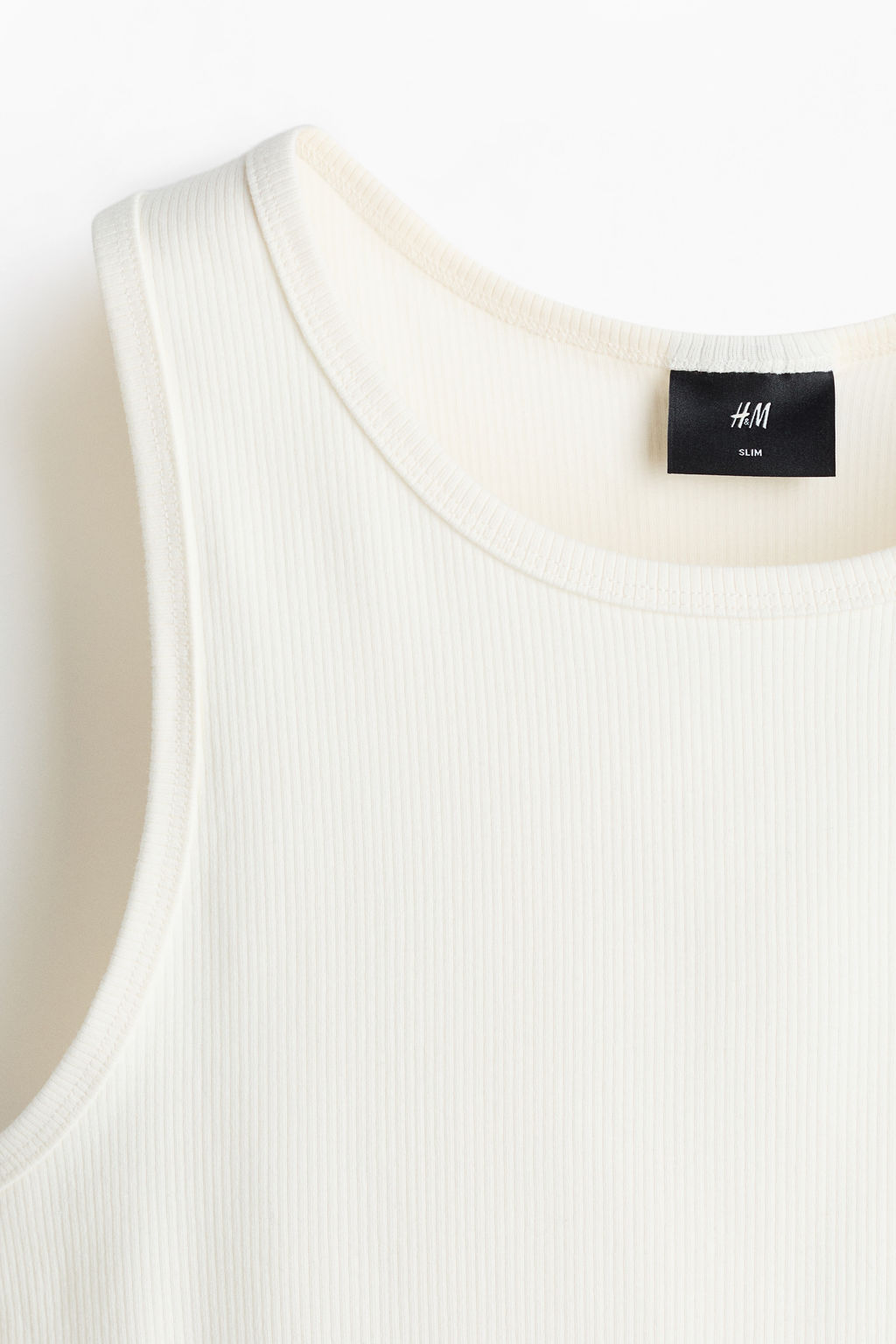 Camiseta sin mangas en canal? Slim Fit - H&m фото 6