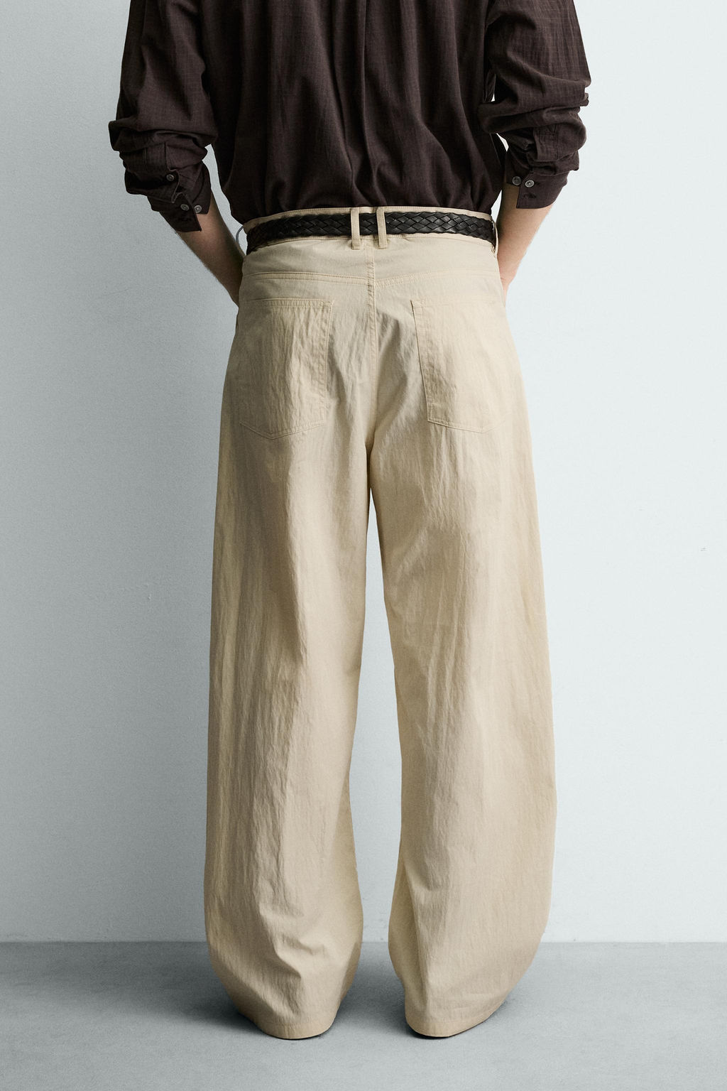 PANTAL?N CURVED FIT / Crudo - Zara фото 3