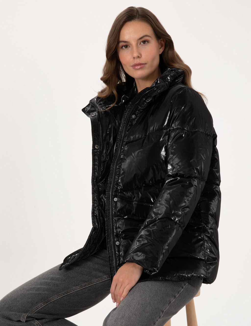 Siyah Comfort Fit Mont - Pierre cardin фото 3