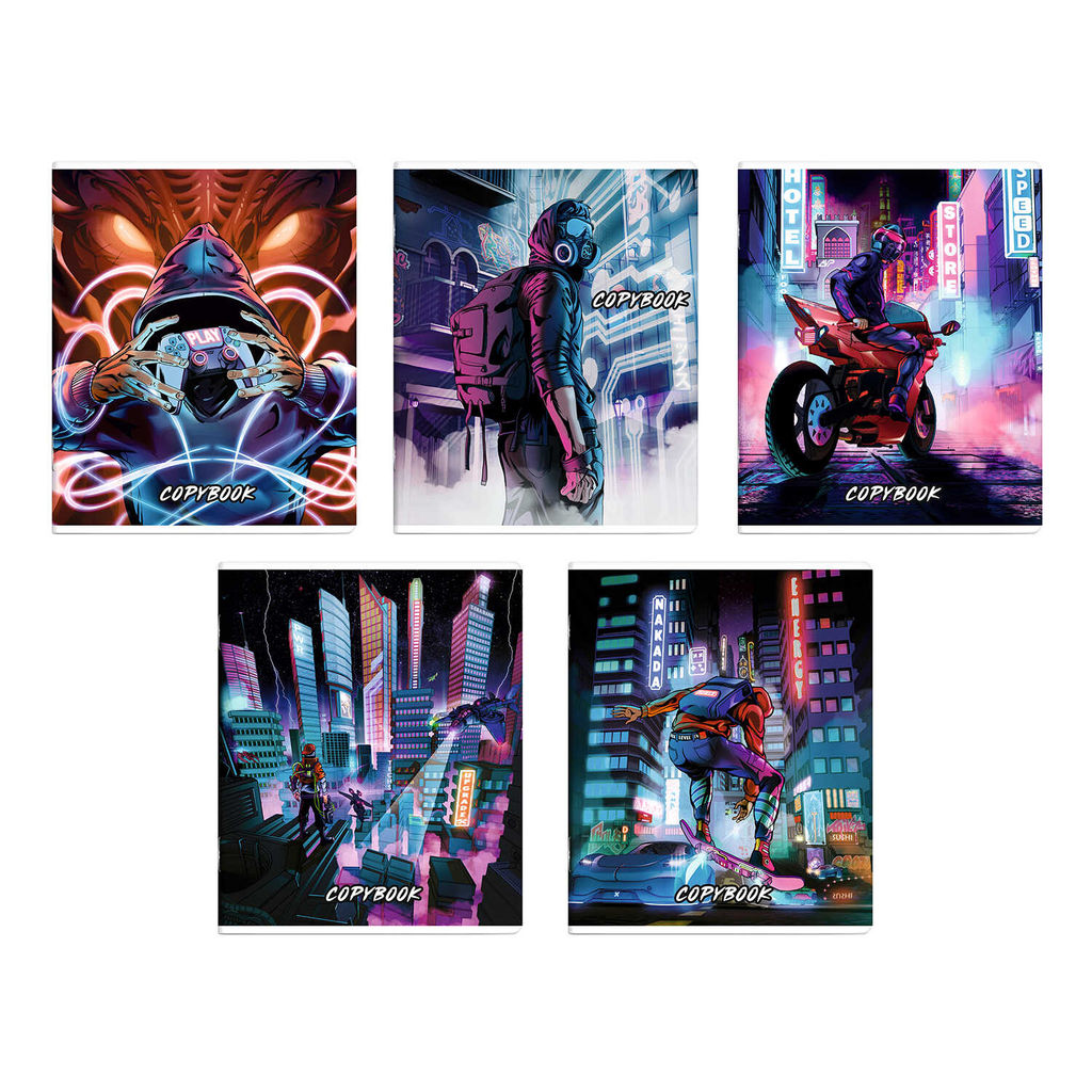 Тетрадь, 96 л, клетка, арт. 64434/ 5 ИГРА В РЕАЛЬНОСТИ мягкий переплёт