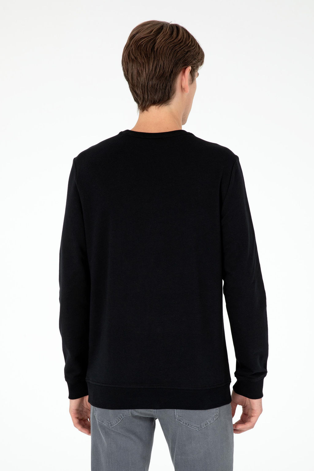 Мужской черный свитшот Неожиданная скидка в корзине - U.s. polo assn фото 5