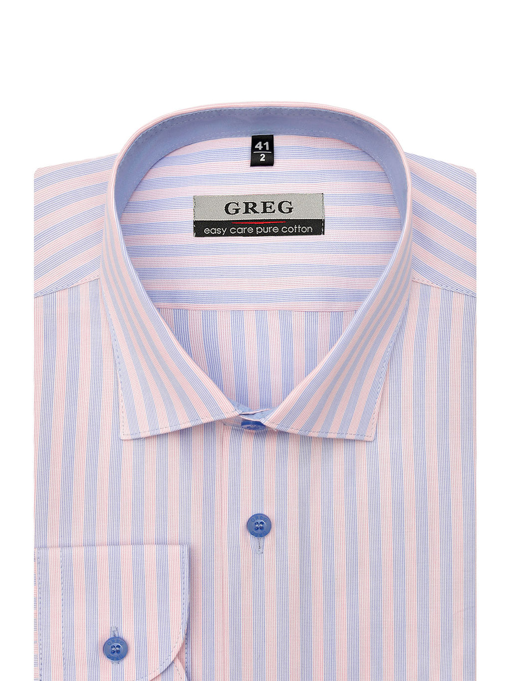 Сорочка мужская длинный рукав GREG 261/231/3524/Z/1  фото 3