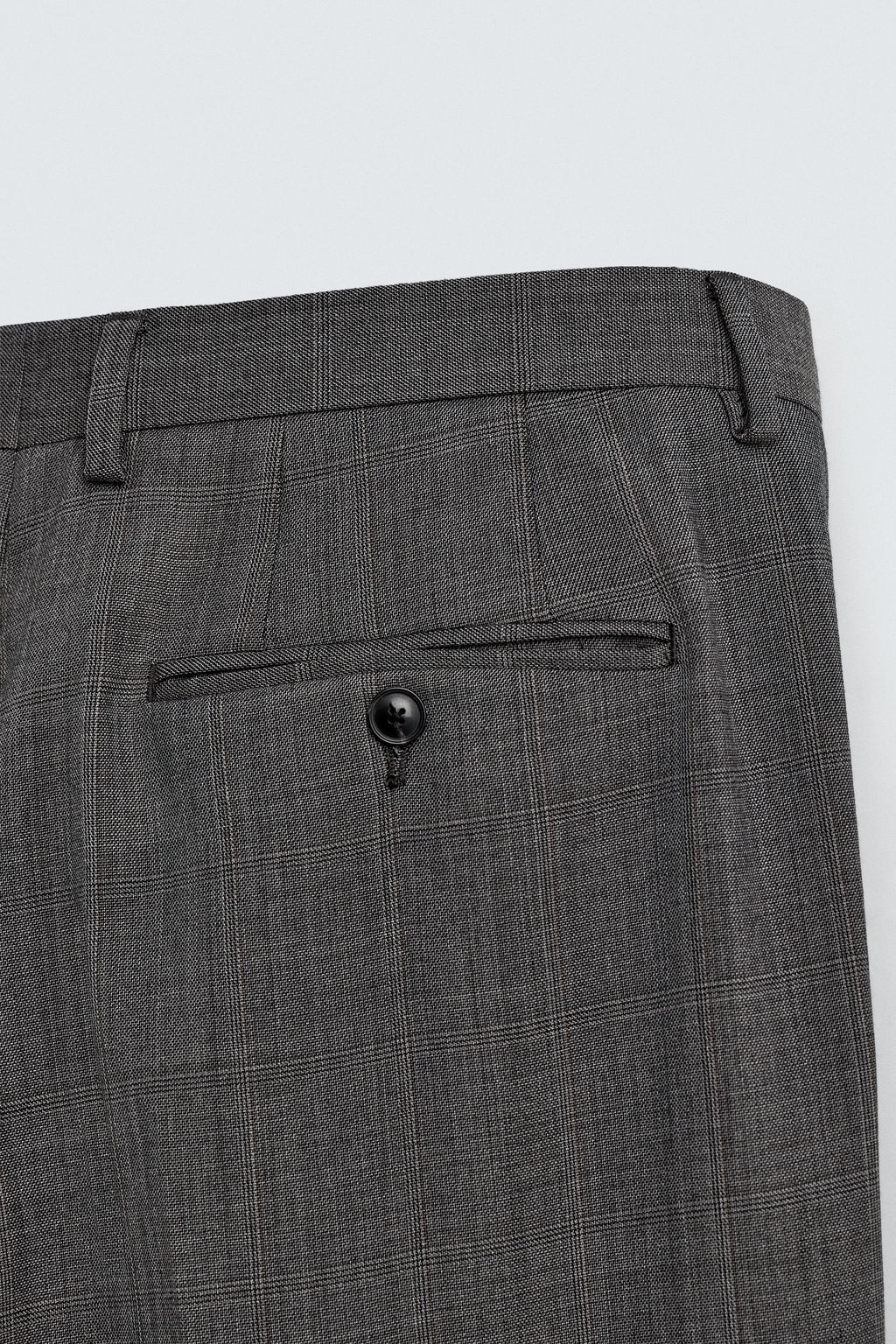 CHECK SUIT TROUSERS - Zara фото 10