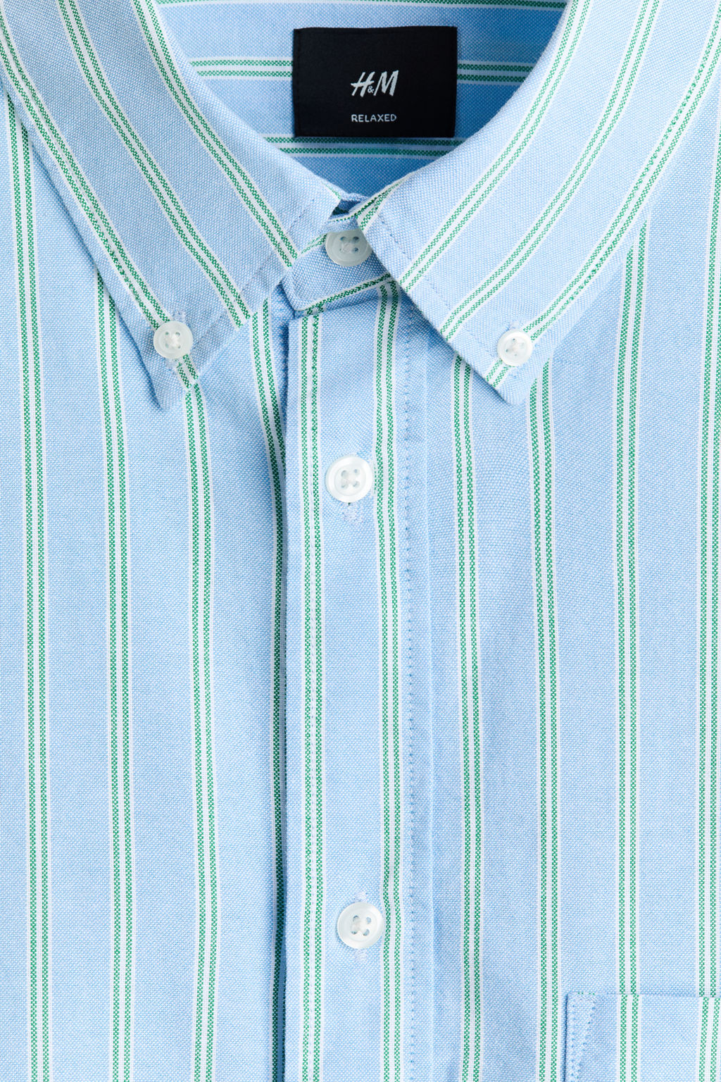 Camisa Oxford Relaxed Fit - H&m фото 7
