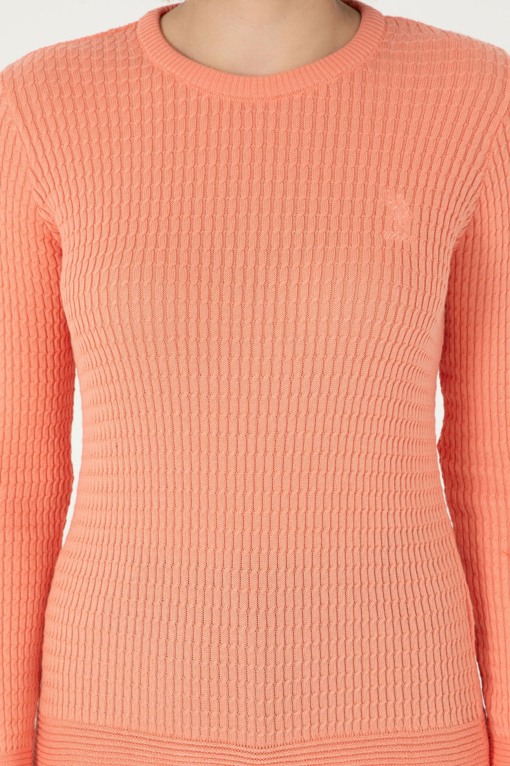 Женский базовый свитер с лососем - U.s. polo assn фото 6