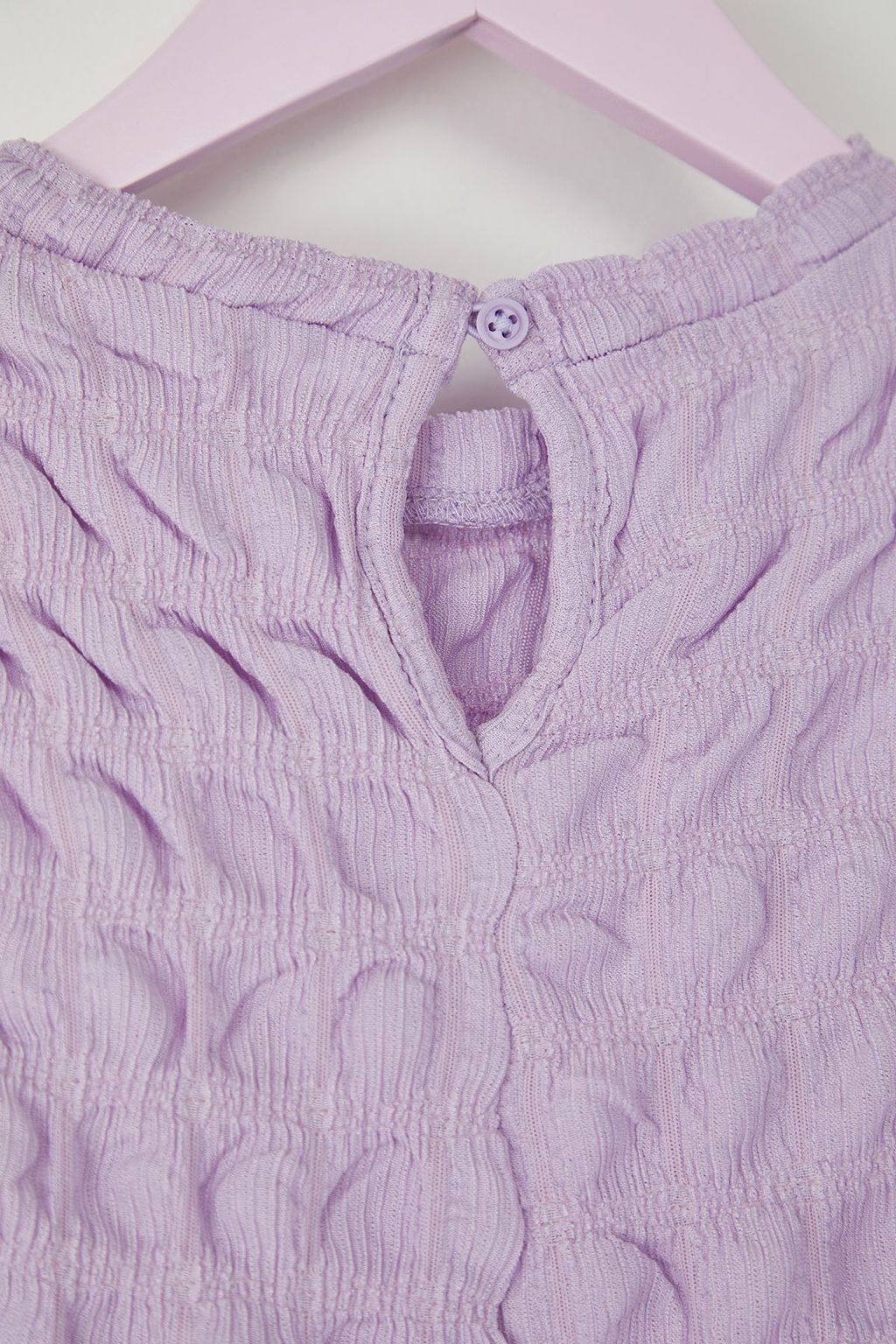 Lila K?z Cocuk Mini Me Dokulu Orme Elbise TKDSS25EL00013 - Trendyolmilla фото 3