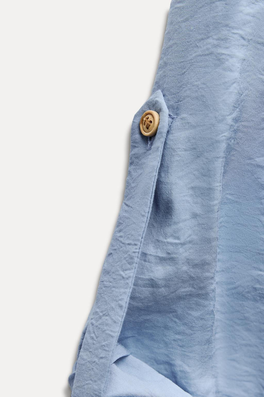 SHIRT WITH TAB DETAIL - Zara фото 7