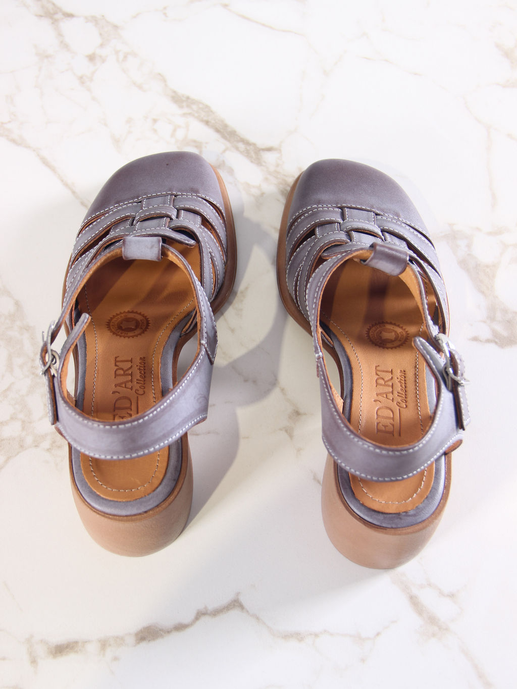 Босоножки 5035.23663bе.Вакса коричневый+коричневый