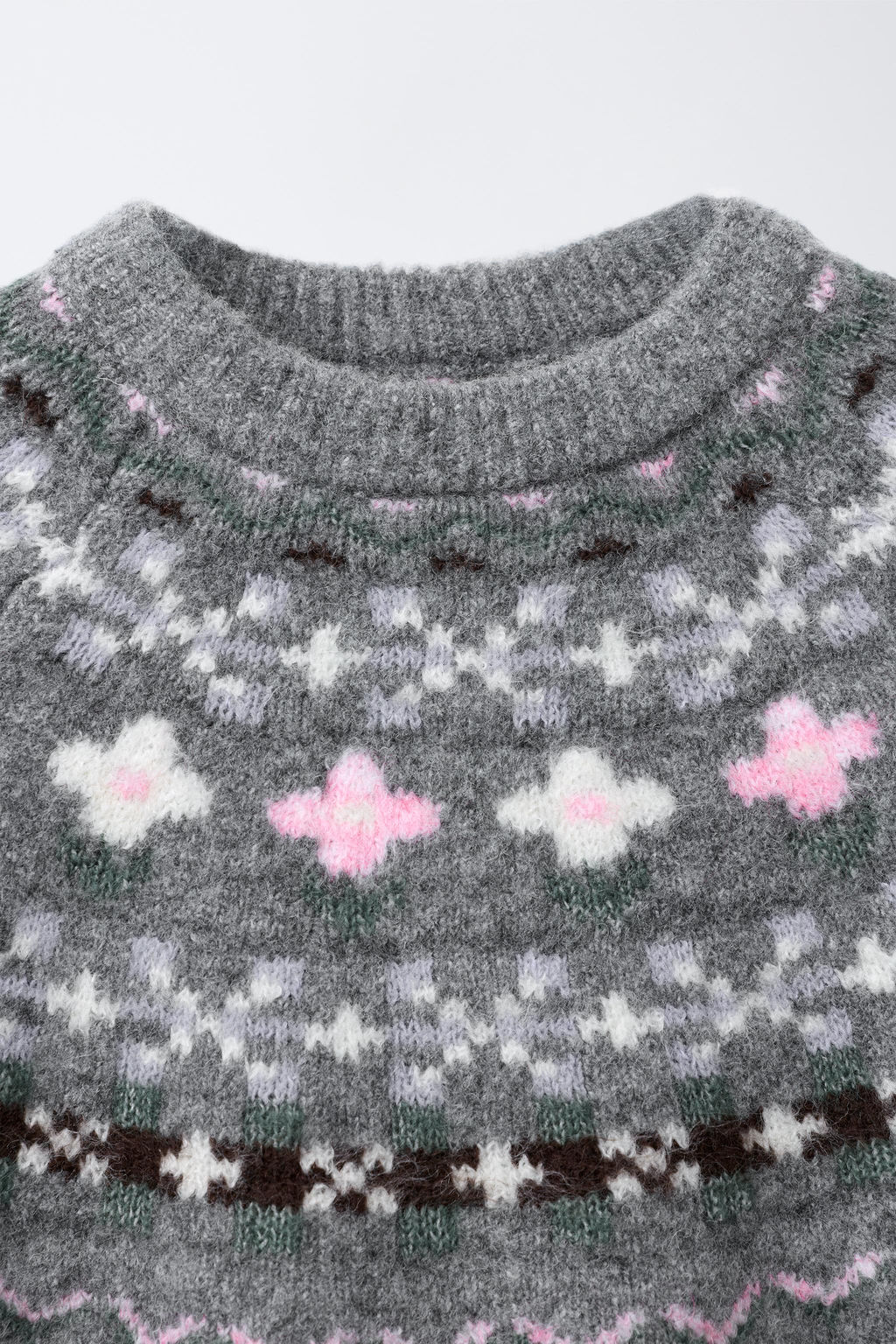JACQUARD KNIT SWEATER - Zara фото 3