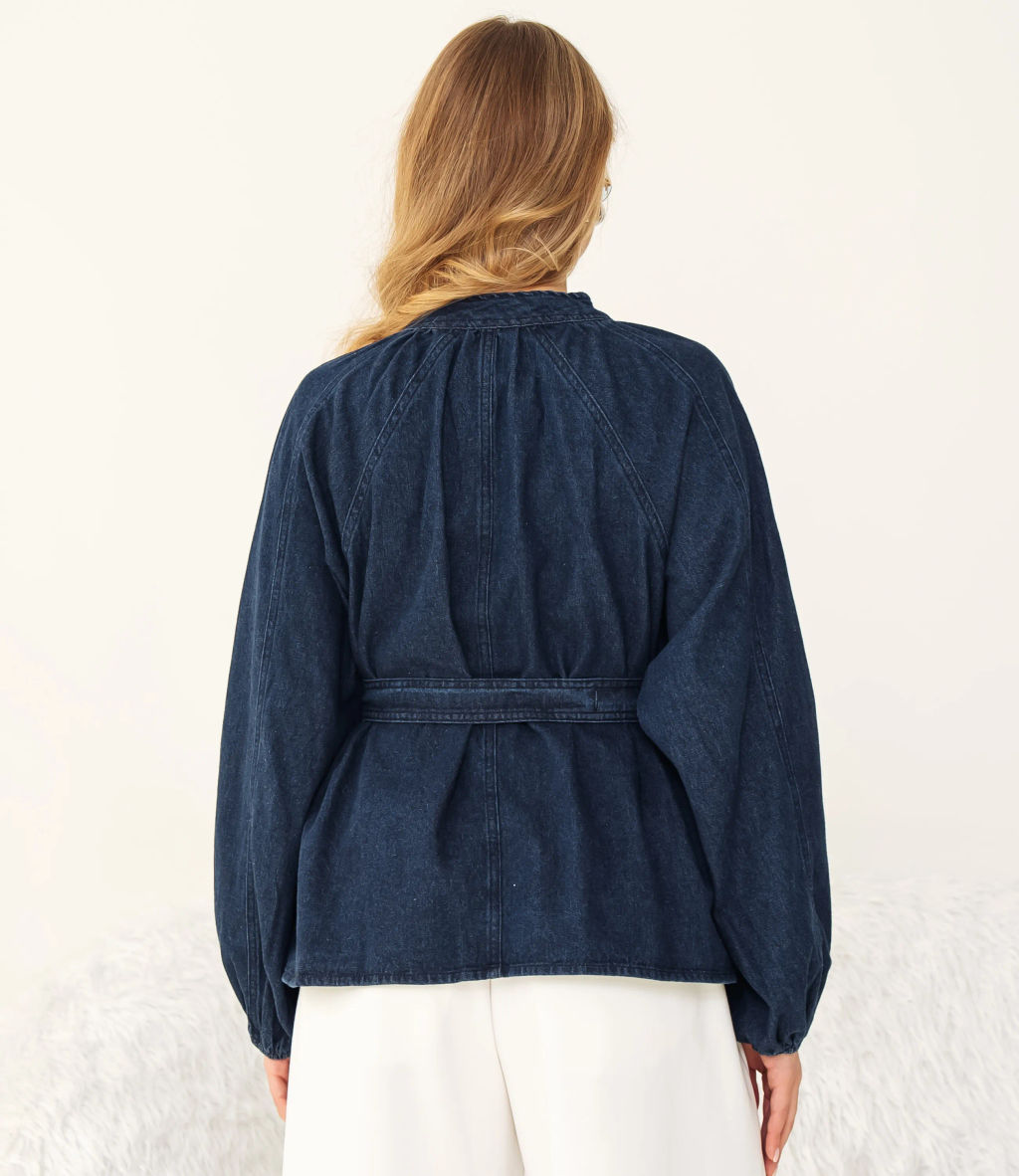 Блуза #КТ80303, синий - Dommod фото 3