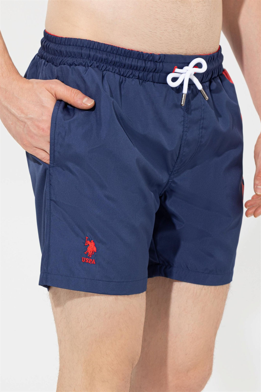 U. S. Polo Assn Мужские темно-синие шорты для плавания - U.s. polo assn фото 8