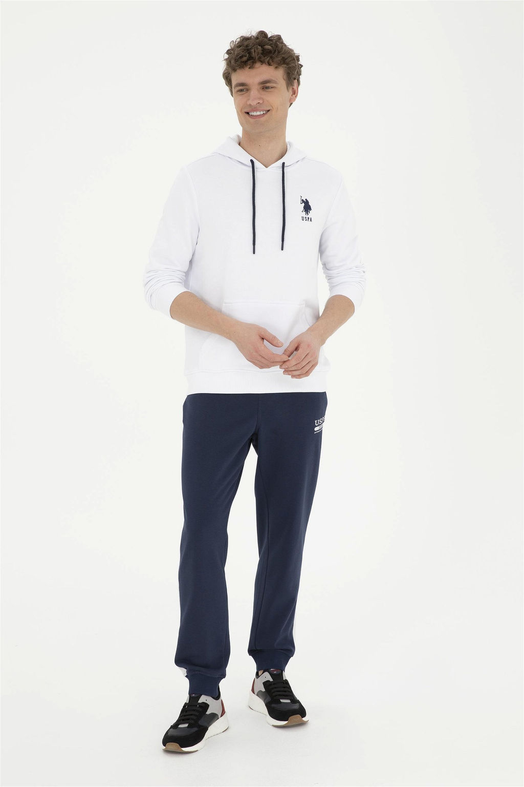 Мужской белый базовый свитшот Неожиданная скидка в корзине - U.s. polo assn фото 4