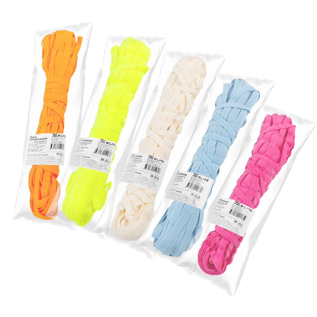 Лента BLITZ / BLITZ GET-2023PTT декоративная 8 мм 25 м