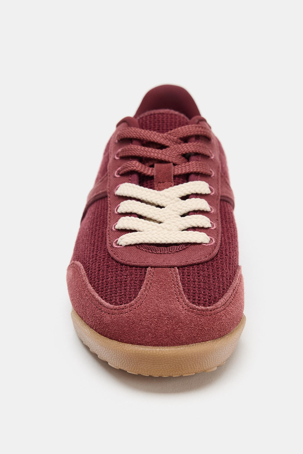 ZAPATILLA DEPORTIVA COMBINADA / Rojo Burgundy - Zara фото 3