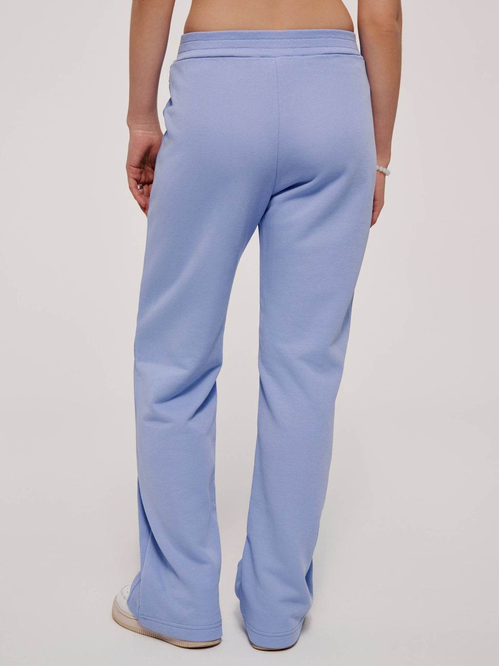 CONTE Брюки из футера с фактурными вставками по бокам LBK 2583 cornflower - Conte elegant фото 2